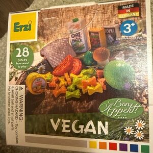 Wooden Play Food Set - Vegan Edition